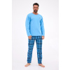 PÁNSKE PYŽAMO DR 124/310 READY Modrá XXL PÁNSKE PYŽAMO DR 124/310 READY Modrá XXL