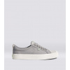 OCA Low Light Grey Canvas Vintage White Suede Sneaker OCA Low Light Grey Canvas Vintage White Suede Sneaker