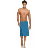 NordicSPA saunovací vaflový kilt pre mužov 80x150cm petrolejovo modrá NordicSPA saunovací vaflový kilt pre mužov 80x150cm petrolejovo modrá