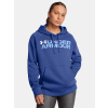Dámska mikina Under Armour Rival Fleece Wordmark Hoodie-BLU Modrá SM Dámska mikina Under Armour Rival Fleece Wordmark Hoodie-BLU Modrá SM