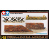 Tamiya Brick Wall, Sand Bag & Barricade Set 1:48 Tamiya Brick Wall, Sand Bag & Barricade Set 1:48
