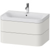 DURAVIT Happy D.2 Plus c-shaped závesná skrinka s nábytkovým umývadlom s otvorom, 2 zásuvky, 775 x 490 x 480 mm, nordická biela matná lakovaná, HP4347O3939 DURAVIT Happy D.2 Plus c-shaped závesná skrinka s nábytkovým umývadlom s otvorom, 2 zásuvky, 775 x 490 x 480 mm, nordická biela matná lakovaná, HP4347O3939
