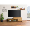Bighome - TV stolík divoký dub 200x43x52 prírodná olejovaná LINDAU Bighome - TV stolík divoký dub 200x43x52 prírodná olejovaná LINDAU