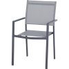 Siena Garden Leeds P78405 záhradné stoličky hliník tmavosivá, svetlosivá; P78405 Siena Garden Leeds P78405 záhradné stoličky hliník tmavosivá, svetlosivá; P78405