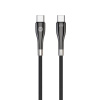 Dátový kábel Forever USB-C/USB-C 1m 60W čierny Dátový kábel Forever USB-C/USB-C 1m 60W čierny