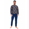 Pánske vianočné pyžamo Cornette 457/293 Teddy 6 veľ. XXL (52) medvedíky námornícka modrá Pánske vianočné pyžamo Cornette 457/293 Teddy 6 veľ. XXL (52) medvedíky námornícka modrá