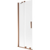 Mexen Velar vaňová zástena 2-krídlová posuvná 75 x 150 cm, mráz, ružové zlato - 896-075-000-31-60 Mexen Velar vaňová zástena 2-krídlová posuvná 75 x 150 cm, mráz, ružové zlato - 896-075-000-31-60