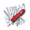 SWISS CHAMP vreckový nôž , Transparent red Farba: Transparent red SWISS CHAMP vreckový nôž , Transparent red Farba: Transparent red