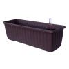 Plastia Samozavlažovací truhlík SIESTA LUX 80x20x19 cm hnedý Plastia Samozavlažovací truhlík SIESTA LUX 80x20x19 cm hnedý