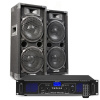 Max 28 DJ Set reproboxov so zosilňovačom s Bluetooth 1600W Max 28 DJ Set reproboxov so zosilňovačom s Bluetooth 1600W