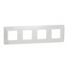 SCHNEIDER Rámeček Unica Studio čtyřnásobný, bílý SCHNEIDER Rámeček Unica Studio čtyřnásobný, bílý