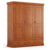 Trojdverová šatníková skriňa Toskania 2 z masívneho dreva - borovica medová Trojdverová šatníková skriňa Toskania 2 z masívneho dreva - borovica medová