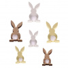 Zajíc dřevěný - mix barev a velikostí, cena za balení (24 ks) Zajíc dřevěný - mix barev a velikostí, cena za balení (24 ks)
