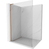Mexen Kioto L, sprchová zástena Walk-In 100 x 200 cm, 8mm číre sklo, ružové zlato profil, 800-100-103-60-00 Mexen Kioto L, sprchová zástena Walk-In 100 x 200 cm, 8mm číre sklo, ružové zlato profil, 800-100-103-60-00