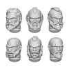 Green Stuff World 3D Printed Norsemen Heads 1:48 Green Stuff World 3D Printed Norsemen Heads 1:48