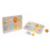 Teddies Puzzle/Vkladačka doskové geometrické tvary drevo Teddies Puzzle/Vkladačka doskové geometrické tvary drevo