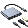 ADAPTÉR PREVODNÍK HUB 3v1 USB-C na HDMI USB 3.0 ADAPTÉR PREVODNÍK HUB 3v1 USB-C na HDMI USB 3.0