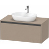 DURAVIT Ketho 2 závesná skrinka pod umývadlo na dosku, 1 zásuvka, 1000 x 550 x 459 mm, plátno, K24886075750000 DURAVIT Ketho 2 závesná skrinka pod umývadlo na dosku, 1 zásuvka, 1000 x 550 x 459 mm, plátno, K24886075750000