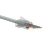 Univerzální EASY konektor RJ45 CAT6 UTP 8p8c na drát i licnu, 100ks SXRJ45-6-UTP-EASY Univerzální EASY konektor RJ45 CAT6 UTP 8p8c na drát i licnu, 100ks SXRJ45-6-UTP-EASY