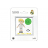 Real Madrid FC Figúrka do stavebnice Real Madrid, hráč 1, s loptou a stojančekom Real Madrid FC Figúrka do stavebnice Real Madrid, hráč 1, s loptou a stojančekom