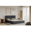 Posteľ PADWA 120x200 tmavosivá s úložným priestorom Posteľ PADWA 120x200 tmavosivá s úložným priestorom