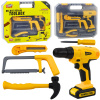 LEAN TOYS DIY sada Vŕtačka Skrutkovač Náradie Svetlá Zvuky Kufor LEAN TOYS DIY sada Vŕtačka Skrutkovač Náradie Svetlá Zvuky Kufor