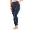 Dámské legíny dlouhé GINA 95037P šedá bílá L/XL Dámské legíny dlouhé GINA 95037P šedá bílá L/XL