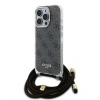 Guess IML 4G Printed Crossbody Popruh Zadný Kryt pre iPhone 16 Pro Brown Guess IML 4G Printed Crossbody Popruh Zadný Kryt pre iPhone 16 Pro Brown