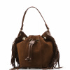 Blaire Kožená kabelka s třásněmi Renee hnědá K01234-033-02 Blaire Kožená kabelka s třásněmi Renee hnědá K01234-033-02