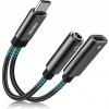 Adaptér zestawu stuchawkowego USB typuC na 3,5 mm do komorových telefónov Adaptér zestawu stuchawkowego USB typuC na 3,5 mm do komorových telefónov
