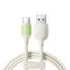 Kábel Joyroom S-A53 3A USB-A – USB-C s fluorescenčným hrotom 1,2 m – béžový (Kábel Joyroom S-A53 3A USB-A – USB-C s fluorescenčným hrotom 1,2 m – béžový) Kábel Joyroom S-A53 3A USB-A – USB-C s fluorescenčným hrotom 1,2 m – béžový (Kábel Joyroom S-A53 3A USB-A – USB-C s fluorescenčným hrotom 1,2 m – béžový)