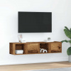 zahrada-XL TV stolíky 2 ks staré drevo 60x31x25,5 cm spracované drevo 861451 zahrada-XL TV stolíky 2 ks staré drevo 60x31x25,5 cm spracované drevo 861451