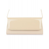 Beltimore Lakovaná dámska listová kabelka ecru – elegantná crossbody kabelka Farba: Ecru Beltimore Lakovaná dámska listová kabelka ecru – elegantná crossbody kabelka Farba: Ecru