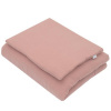 Mušelínový set s výplňou New Baby 80x70 cm ružový Mušelínový set s výplňou New Baby 80x70 cm ružový