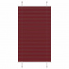 Plisovaná roleta Bordeauxská červená 70x150 cm Šířka látky Červená 4015239 Plisovaná roleta Bordeauxská červená 70x150 cm Šířka látky Červená 4015239