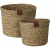 Home Styling Collection Úložné koše z kolekce bytového stylingu, přírodní barva, 2 kusy Home Styling Collection Úložné koše z kolekce bytového stylingu, přírodní barva, 2 kusy