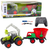 LEAN TOYS 2.4G diaľkovo ovládaný poľnohospodársky traktor so sejačkou a rotačným drapákom LEAN TOYS 2.4G diaľkovo ovládaný poľnohospodársky traktor so sejačkou a rotačným drapákom