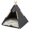 Trixie jaskynka pre mačky Tipi antracitová 65 cm Trixie jaskynka pre mačky Tipi antracitová 65 cm