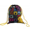 Sportovní vak Pokémon Pikachu ve čtvercích 43cm Sportovní vak Pokémon Pikachu ve čtvercích 43cm