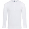 PREMIER PR 218 / Pánske tričko s rolovateľnými dlhými rukávmi - white XL PREMIER PR 218 / Pánske tričko s rolovateľnými dlhými rukávmi - white XL