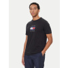 Tommy Hilfiger pánske čierne tričko MW0MW41338BDS L Tommy Hilfiger pánske čierne tričko MW0MW41338BDS L