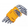 Sada krátkych kľúčov TORX s otvorom (T10-50 9-dielna HOTECHE HT260708 Sada krátkych kľúčov TORX s otvorom (T10-50 9-dielna HOTECHE HT260708