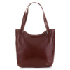 Kožená shopper kabelka PAOLO PERUZZI Z-09 BR hnedá Kožená shopper kabelka PAOLO PERUZZI Z-09 BR hnedá
