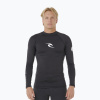 Pánske plavecké tričko s dlhým rukávom Rip Curl Waves Upf Perf black Pánske plavecké tričko s dlhým rukávom Rip Curl Waves Upf Perf black
