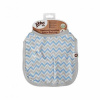 XKKO Bambusový podbradník Scandinavian Baby Blue Chevron XKKO Bambusový podbradník Scandinavian Baby Blue Chevron