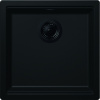 SCHOCK Kiruna N-100 Cristadur drez, s excentrom, montáž do roviny, 445 x 445 mm, allBlack Night, KIRN100FBBL SCHOCK Kiruna N-100 Cristadur drez, s excentrom, montáž do roviny, 445 x 445 mm, allBlack Night, KIRN100FBBL
