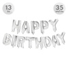 Balón narodeninový Happy Birthday 35 cm/13 ks, farebný Balón narodeninový Happy Birthday 35 cm/13 ks, farebný