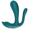 Satisfyer Top Secret+ - nositeľný vibrátor s 3 ramenami - zelený Satisfyer Top Secret+ - nositeľný vibrátor s 3 ramenami - zelený
