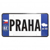 GiftyCity Plechová ceduľa Praha GiftyCity Plechová ceduľa Praha