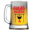 Pivový krígel s potlačou Gulášmajster Pivový krígel s potlačou Gulášmajster